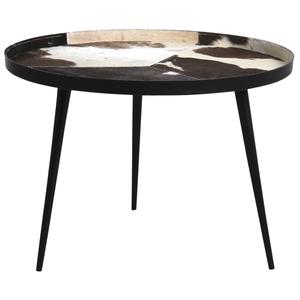 Photo MTB1530 : Metal and cow skin coffee table