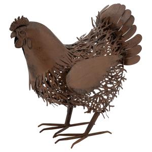 Photo DAN3650 : Hen in antique metal