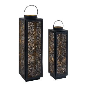 Photo DBO431S : Black metal lanterns