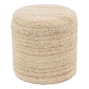 Photo KPO1281 : Pouf / coffre en laine