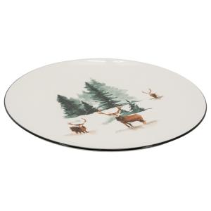 Photo TAS127S : White porcelain plates