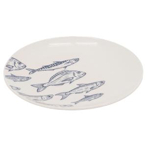 Photo TAS128S : Assiettes en porcelaine blanche