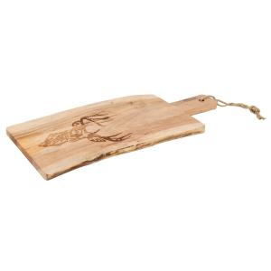 Photo TPD1501 :  Acacia wood cutting board - Deer