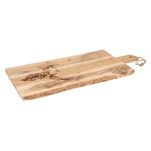 Photo TPD1502 :  Acacia wood cutting board - Deer