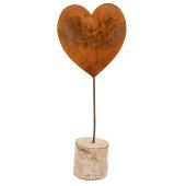 Photo DMA1850 : Rust-effect metal heart