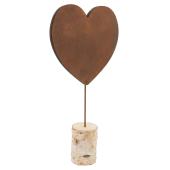 Photo DMA1860 : Rust-effect metal heart