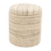 Photo KPO1290 : Grey wool stool/chest