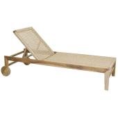 Photo MCL1160 : Lounger with teak wood frame