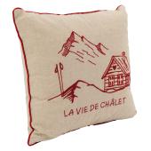 Photo NCO3050 : Coussin en lin et coton