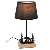 Photo NLA4030 : Lampe en métal et bois