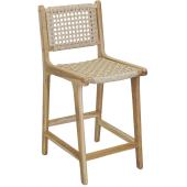 Photo NTB2651 : Bar stool with teak wood frame