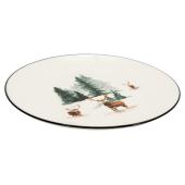 Photo TAS126S : Assiettes en porcelaine blanche