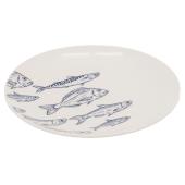 Photo TAS128S : Assiettes en porcelaine blanche