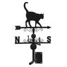 Weather vane with cat and frieze design