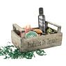 Wood basket with printing Produits du Terroir