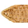 Wicker and rope boat basket