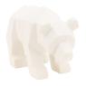 White resin bear