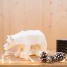 White resin bear