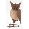 Decorative owl in metal