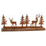 Deers and firtrees decor