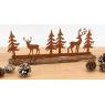 Deers and firtrees decor