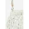 White lacquered willow lantern