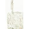 White lacquered willow lantern