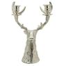 Bougeoir tête de cerf en aluminium