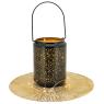 Metal candle holder lantern