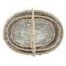 Grey willow baskets with handle