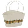 Lacquered metal basket