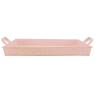 Pink metal tray