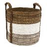 Raffia and banana baskets