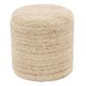 Pouf / coffre en laine