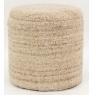 Pouf / coffre en laine