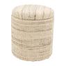 Pouf / coffre en laine