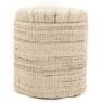 Pouf / coffre en laine