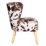 Fauteuil imitation vache.