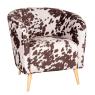 Fauteuil imitation vache