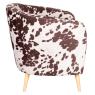 Fauteuil imitation vache