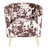 Fauteuil imitation vache