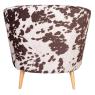 Cow imitation armchair