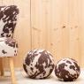 Cow imitation ball cushion 