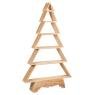 Pine wood christmas tree shelves burnt finish