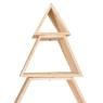 Pine wood christmas tree shelves burnt finish