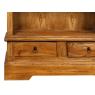 Natural mahogany shelf