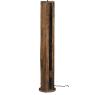 Wooden floor lamp base