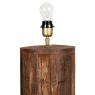 Wooden floor lamp base