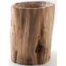 Stool/Planter made of natural fir wood.