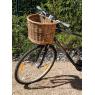 Bicycle basket in buff willow